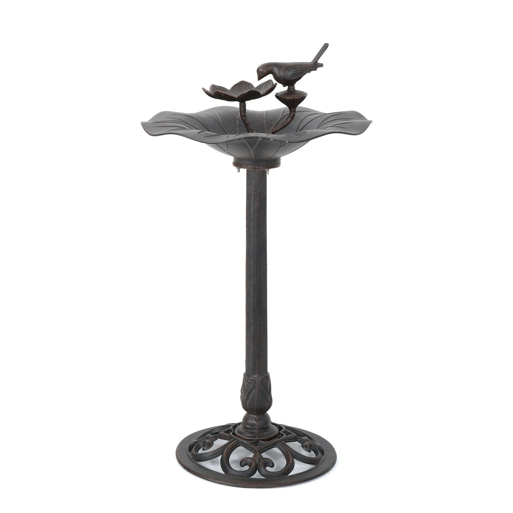 Bronze Elegance Bird Bath