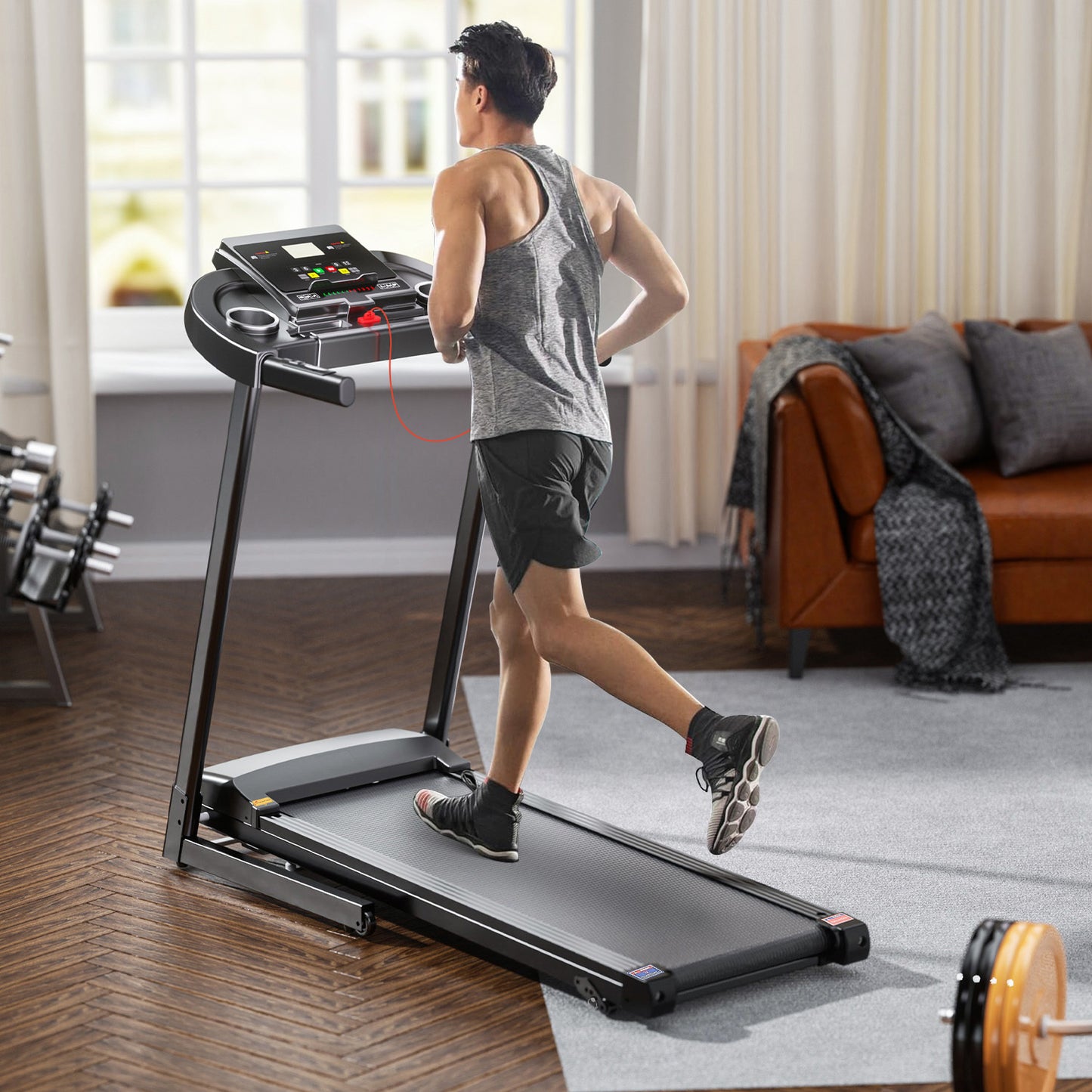 SmartFit Folding Treadmill – Your Home Workout Hub!