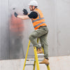 Bright Yellow Fiberglass Step Ladder - Heavy Duty Design