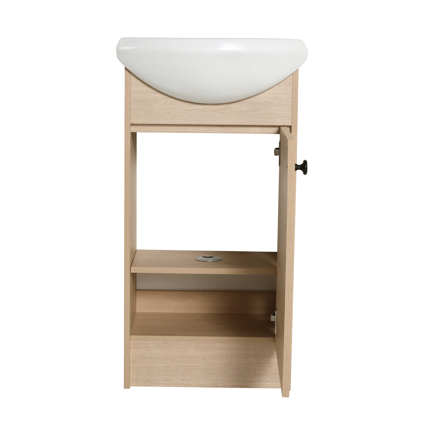 Chic Space-Saving Bathroom Vanity with Sink