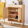 Chic Rattan Storage Cabinet