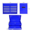 Versatile Blue Tool Chest with Adjustable Shelf