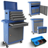 Rolling Tool Chest with Detachable Top and Locking Wheels