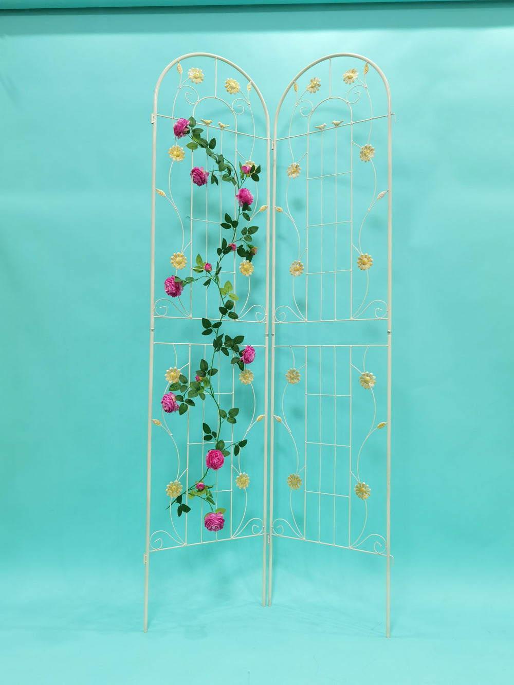 Elegant Garden Trellis Set for Climbing Plants