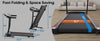 Foldable Home Treadmill with Pulse Sensor - Quiet, Compact & Powerful!