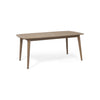 Stylish Gray Expandable Acacia Dining Table