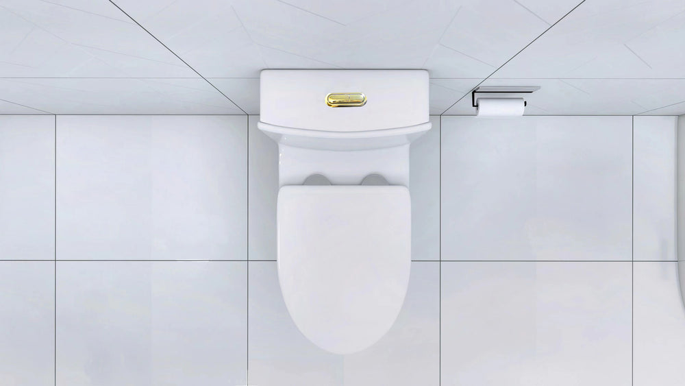 Sleek White Comfort Toilet