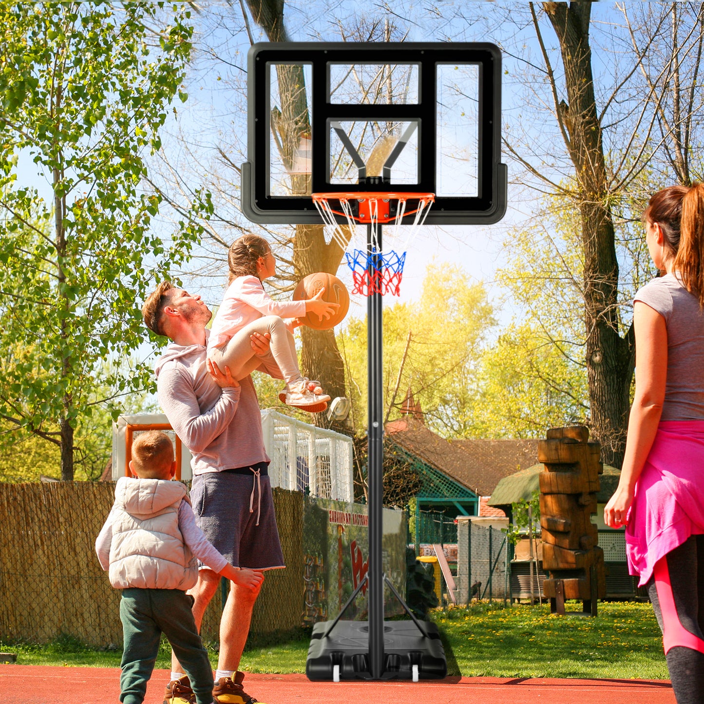 Family Fun Portable Basketball Hoop