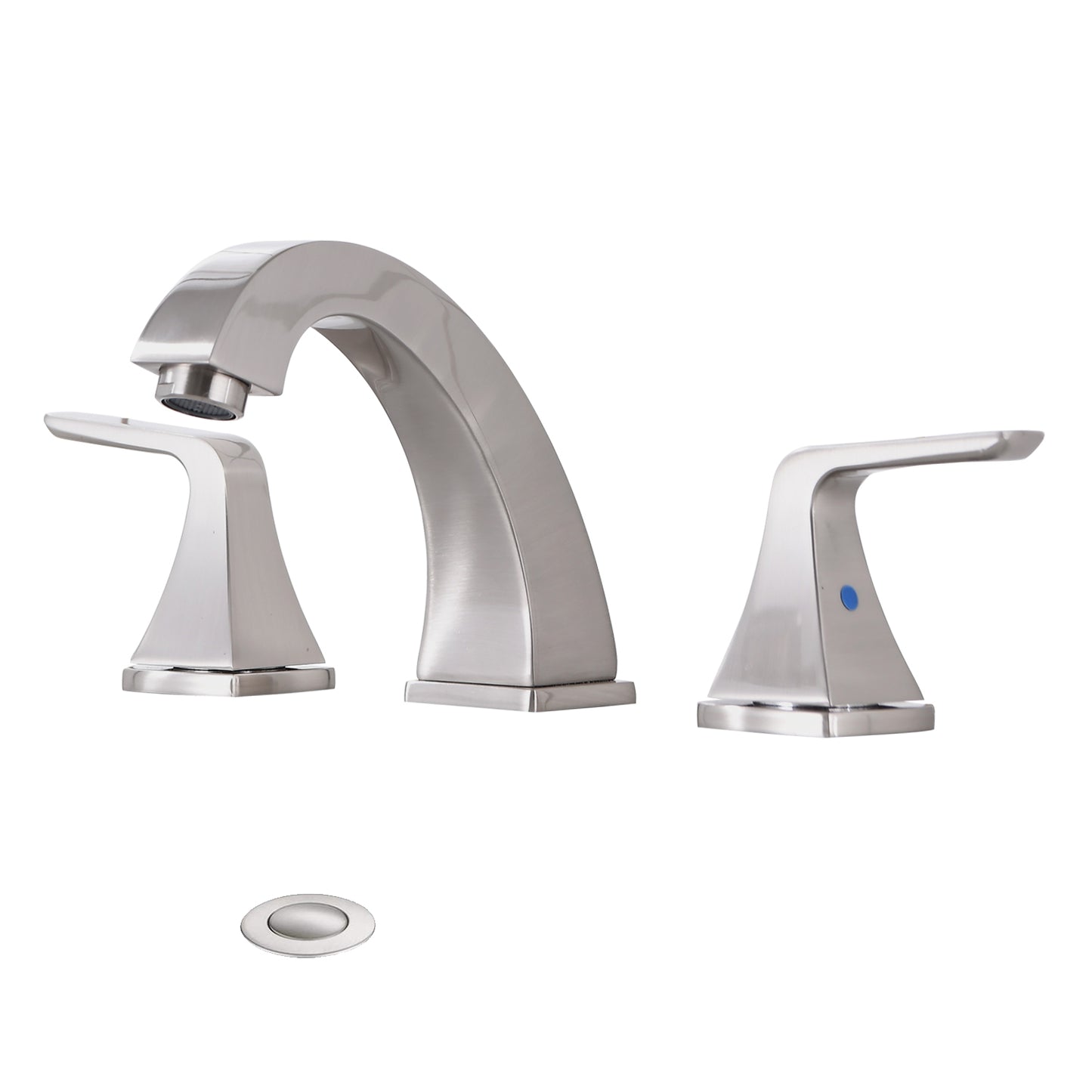 Elegant Duo Bathroom Faucet with Pop-Up Drain