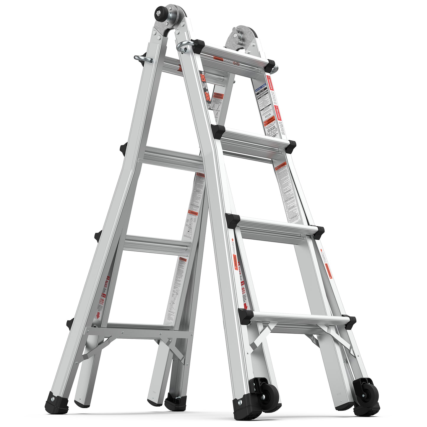 Versatile Lift Ladder with Wheels