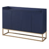 Navy Chic Storage Buffet: Elegant Organization for Your Home