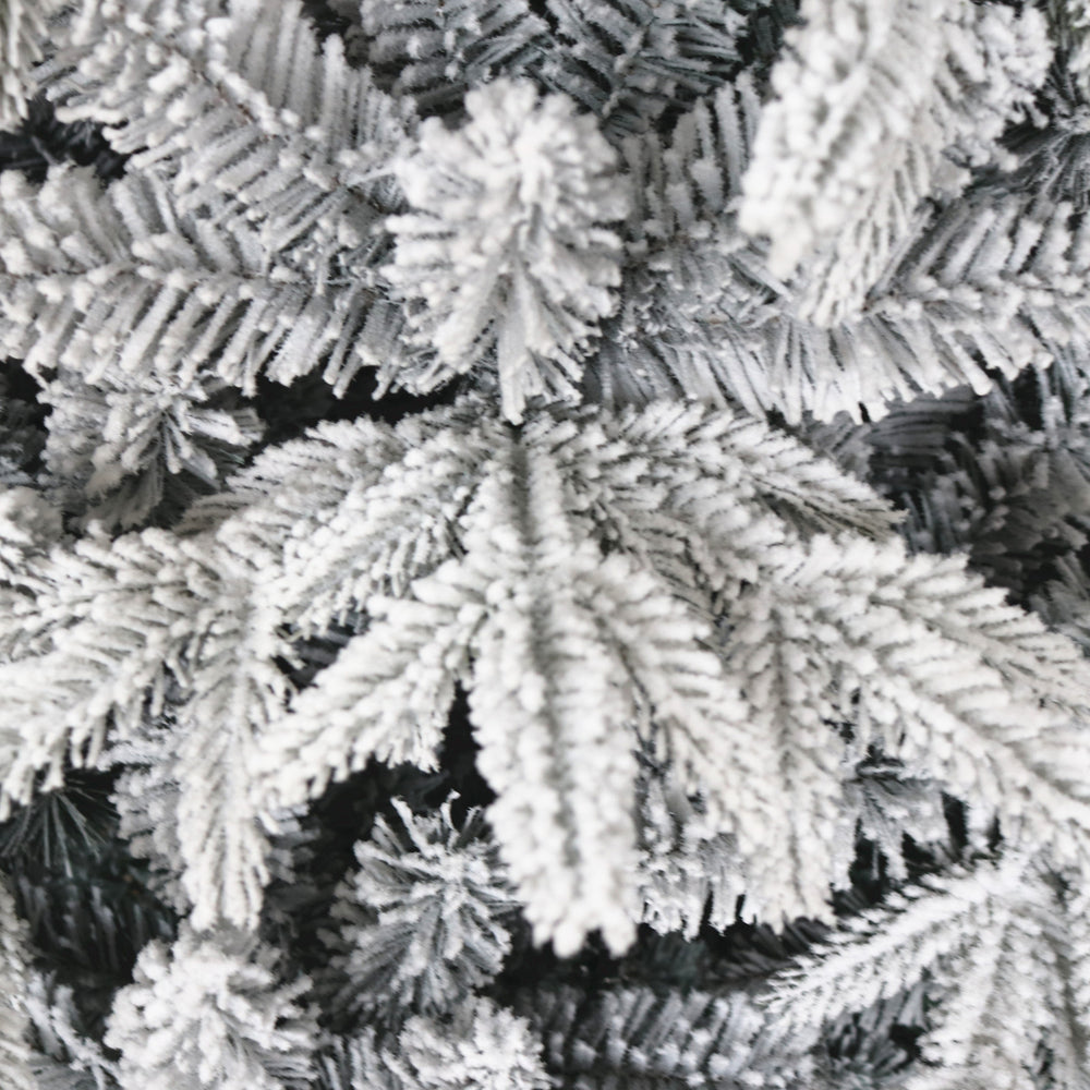 Frosted Pine Christmas Tree - Beautifully Realistic & Easy to Set Up