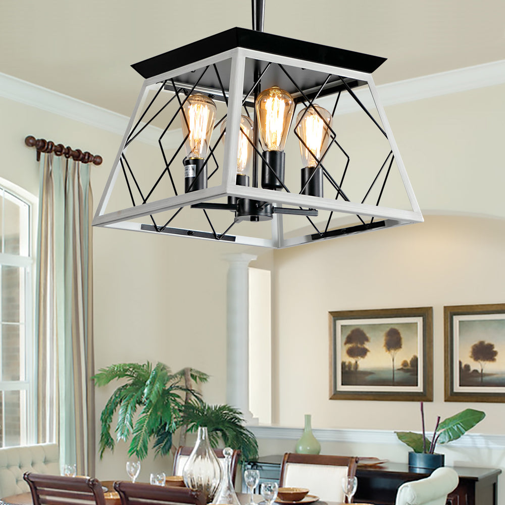 Charming White Farmhouse Chandelier for Dining Rooms