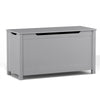 Cozy Kids Wooden Toy Chest with Safety Lid (Gray)