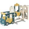 Adventure Bus Playset with Slide & Swing