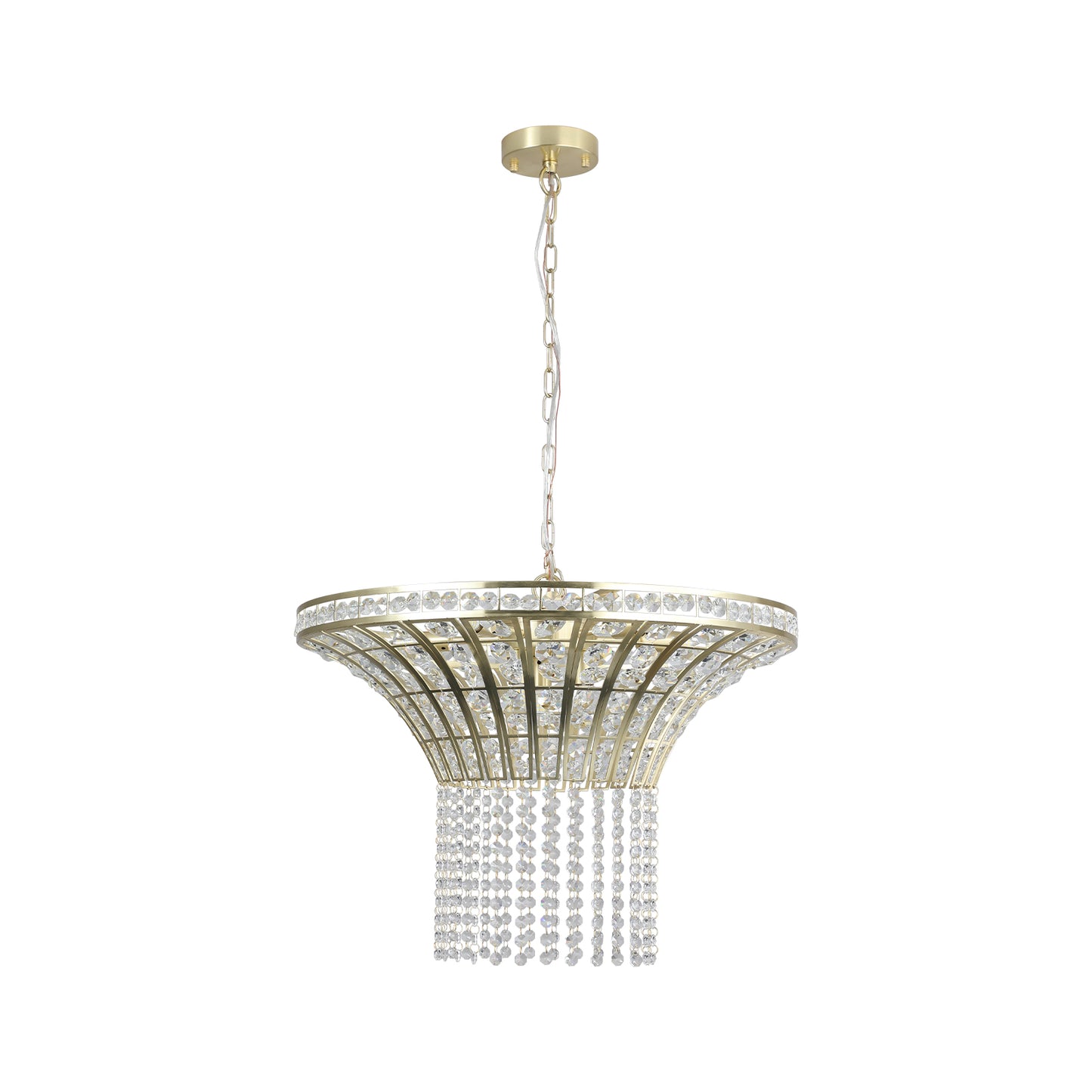 Glistening Waterfall Crystal Chandelier