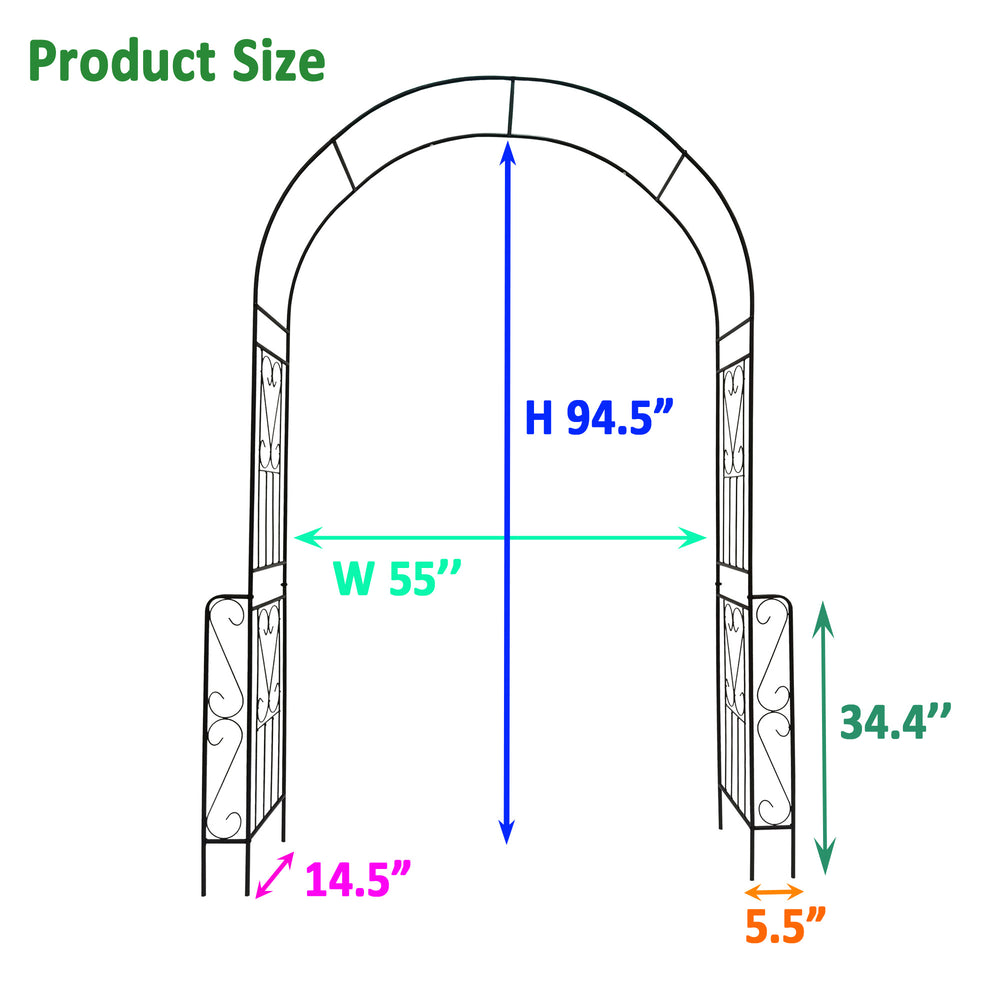 Elegant Garden Arch for Climbing Plants