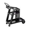 Welding Wizard Cart: Heavy-Duty Rolling Storage with Swivel Wheels