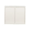 Sleek White Glass Cabinet - Stylish Storage for Every Space