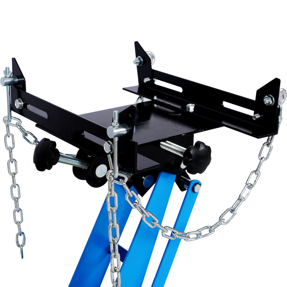 Blue Low-Profile Hydraulic Service Jack