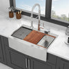 Farmhouse Stainless Steel Workstation Sink