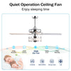 Chic Harmony Ceiling Fan with Remote