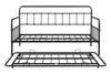 Modern Metal Daybed with Trundle