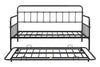 Modern Metal Daybed with Trundle