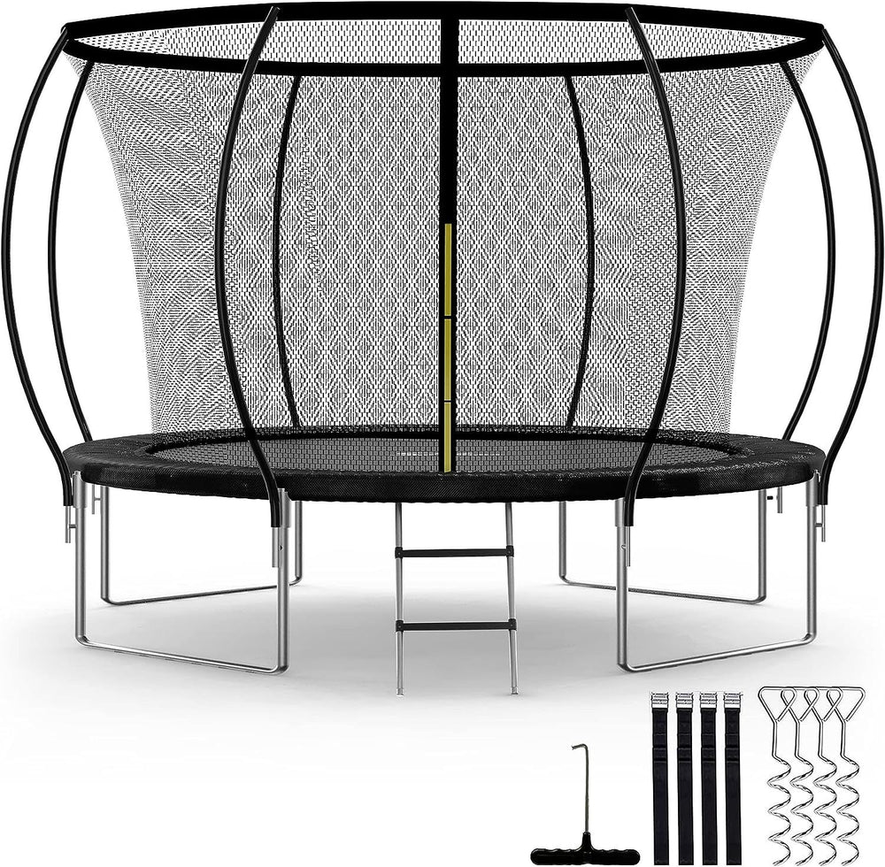 Happy Bounce Trampoline – Family Fun with Safety Net!