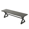 Stylish Outdoor Dining Benches Set