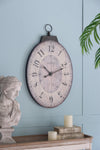 Charming Vintage Oval Wall Clock