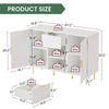 Wave Storage Cabinet with Drawers - Stylish & Versatile Buffet for Any Room