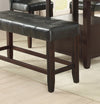 Stylish Black Tufted Bench for Dining Comfort