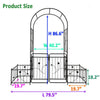 Enticing Garden Archway with Gate for Climbing Plants