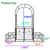 Enticing Garden Archway with Gate for Climbing Plants