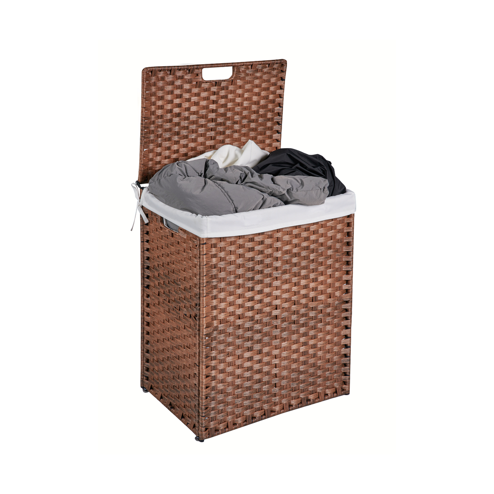 Stylish Lid Hamper with Removable Bags