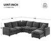 Chic Modular U-Shaped Sofa Set