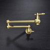 Wall-Mounted Pot Filler Faucet