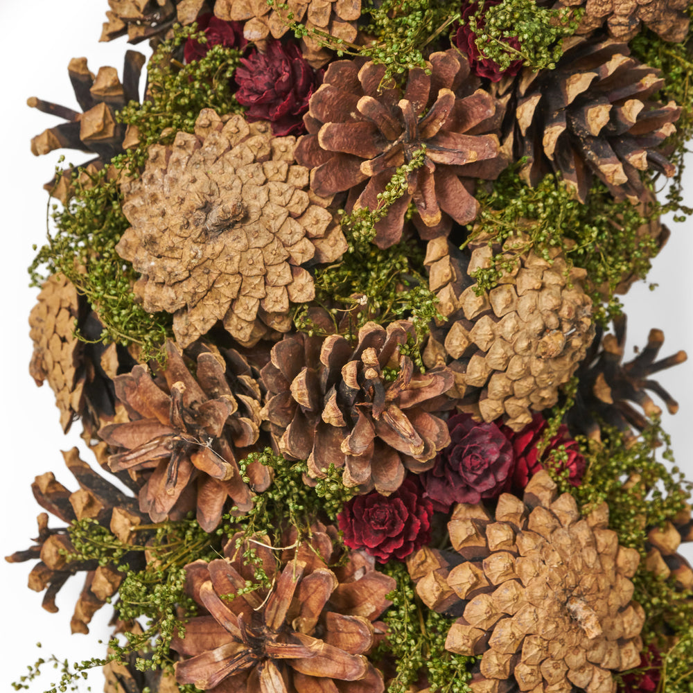 Natural Pine Cone Wreath