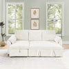 Cozy Convertible Corduroy Sofa Bed with Storage