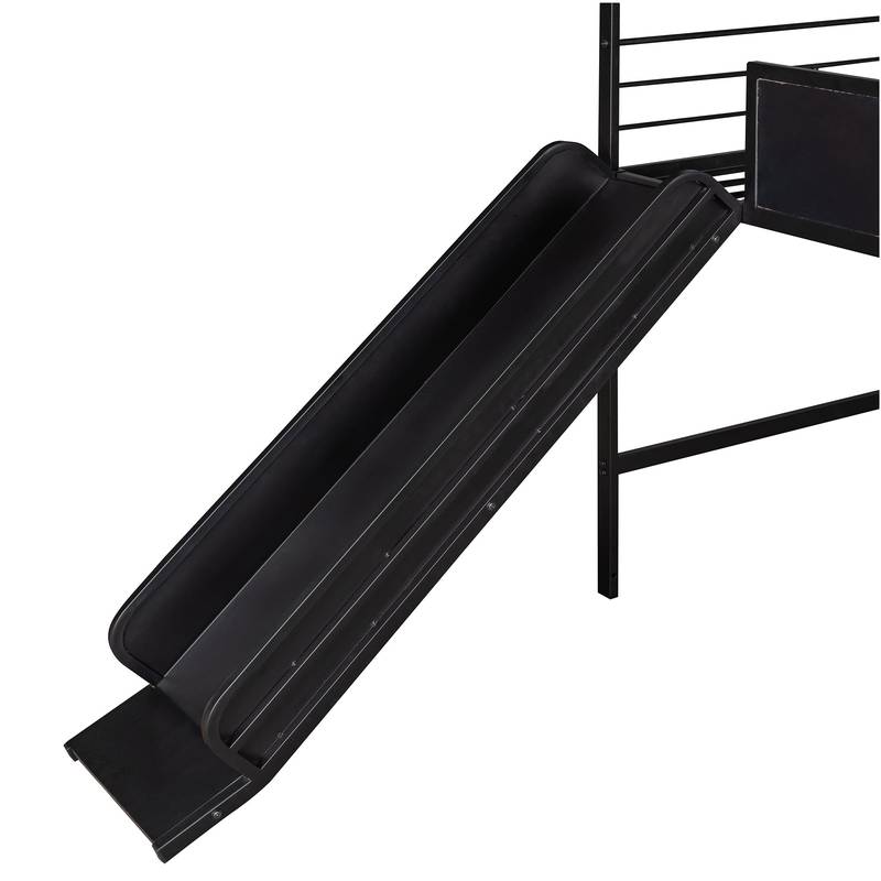 Slide & Write Metal Loft Bed