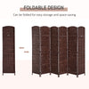 Cozy Wicker Room Divider - Stylish Privacy Screen