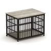 Chic Canine Crate with Side Access - Grey