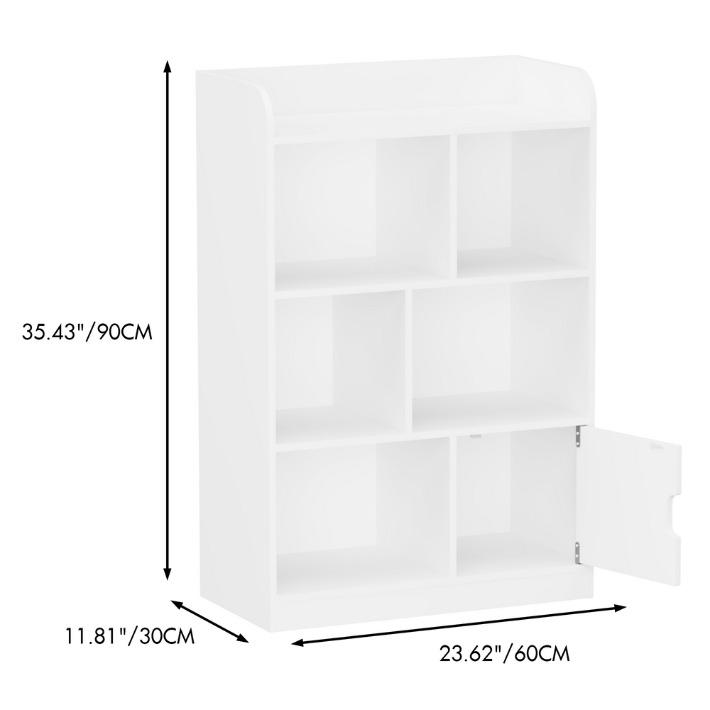 Charming Kids Bookcase with Cubes