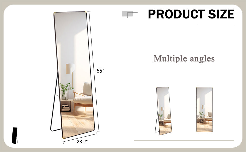 Stylish Full-Length Floor Mirror