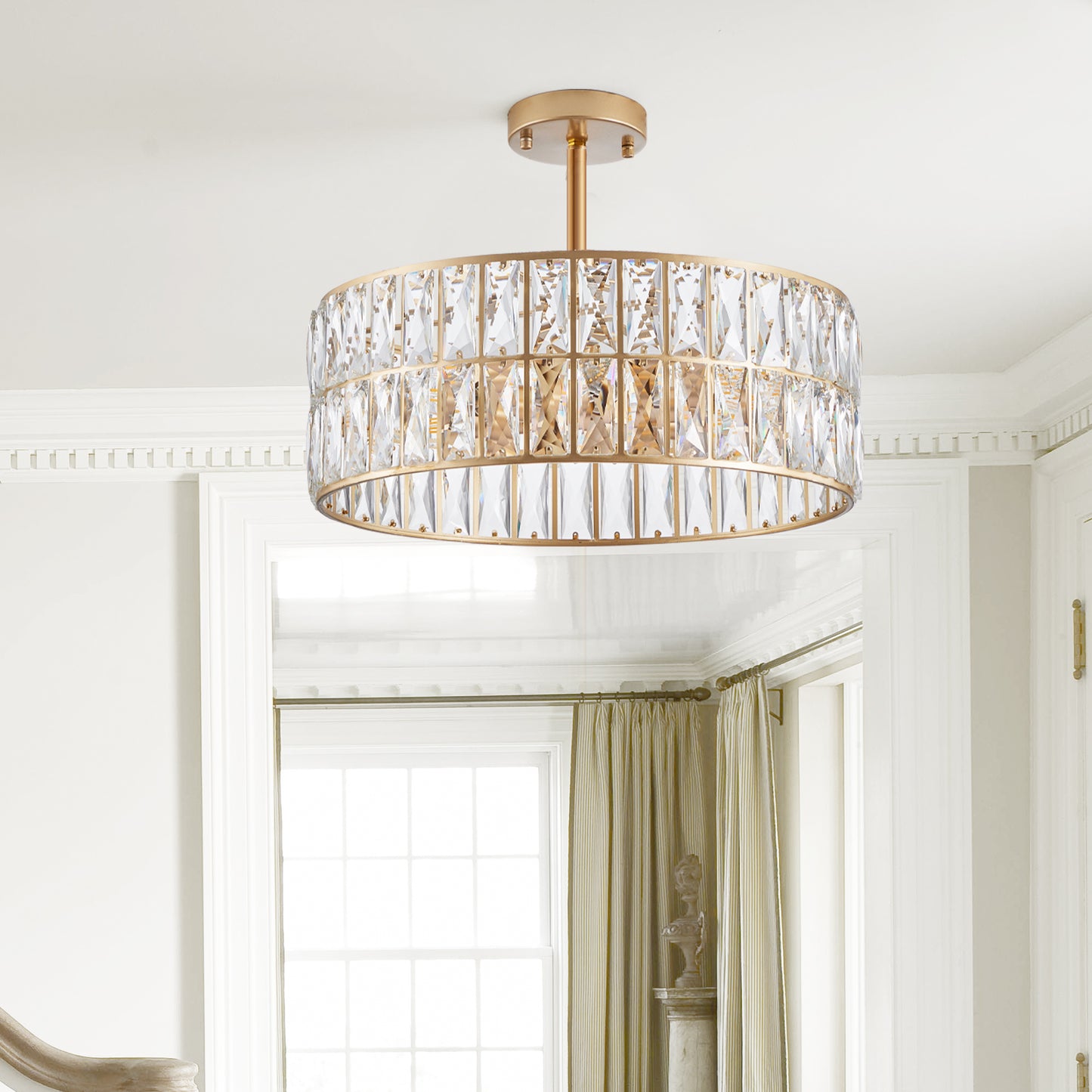 Glamour Glow Crystal Chandelier