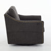 Chic Swivel Accent Chair with USB & Storage