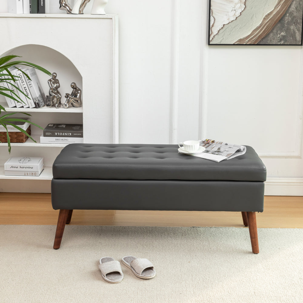 Cozy Storage Ottoman Bench