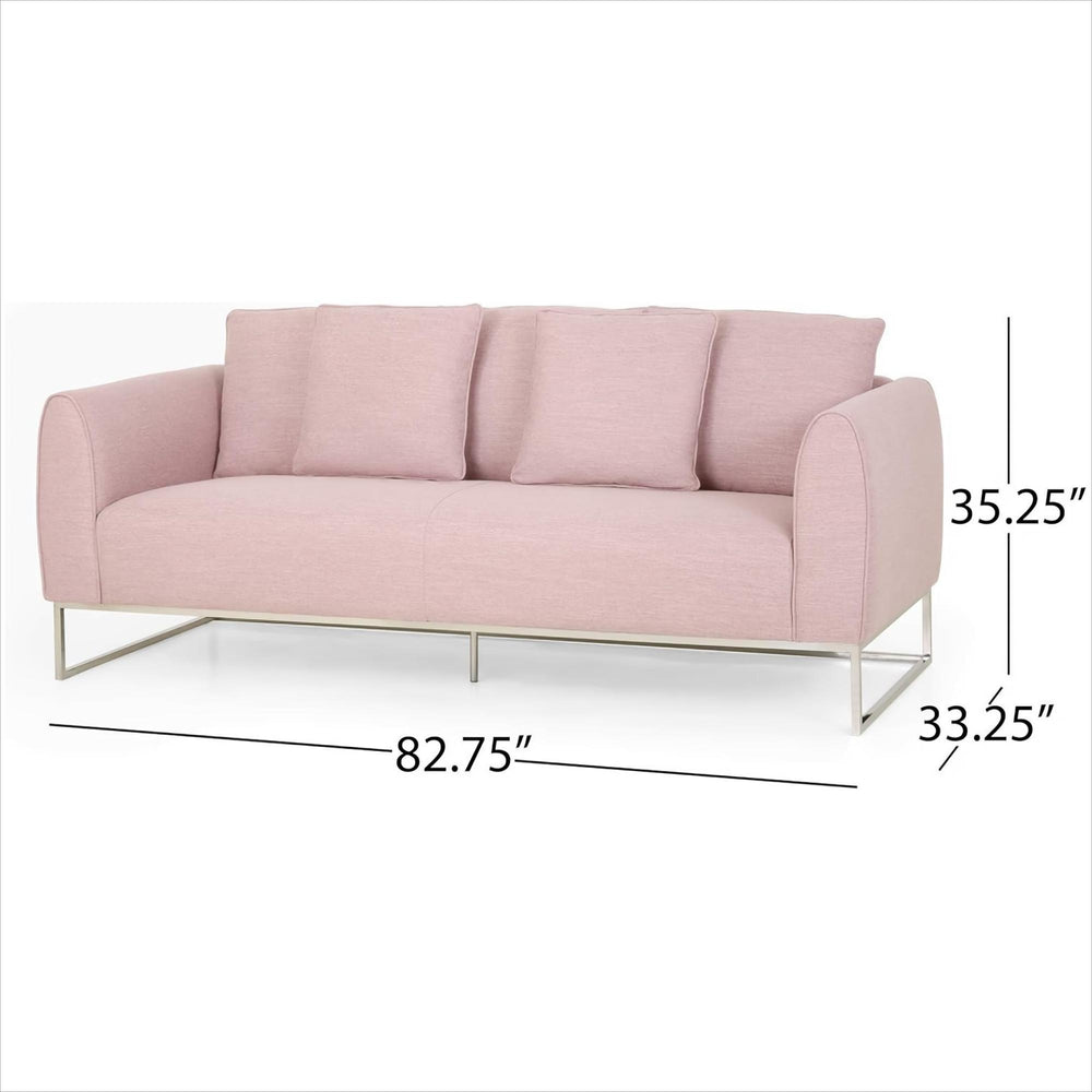 Cozy Chic Light Pink Sofa