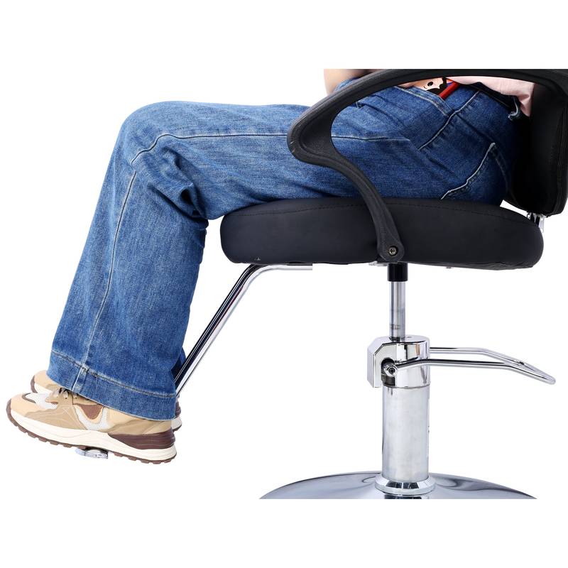 Chic Hydraulic Barber Chair with Cape